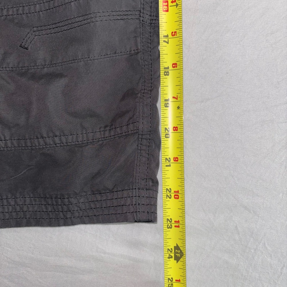 Projek Raw Mens Black Cargo Shorts Utility Multi-Pocket Cotton Blend Size 33 - Picture 12 of 12